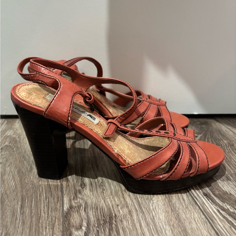 Women's Strappy Heeled Sandals - Pink